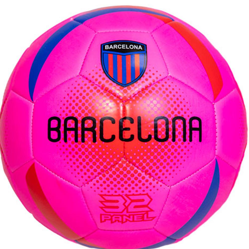 BARCELONA Mini Ballon Rose Fluo Sport Zone vue 2