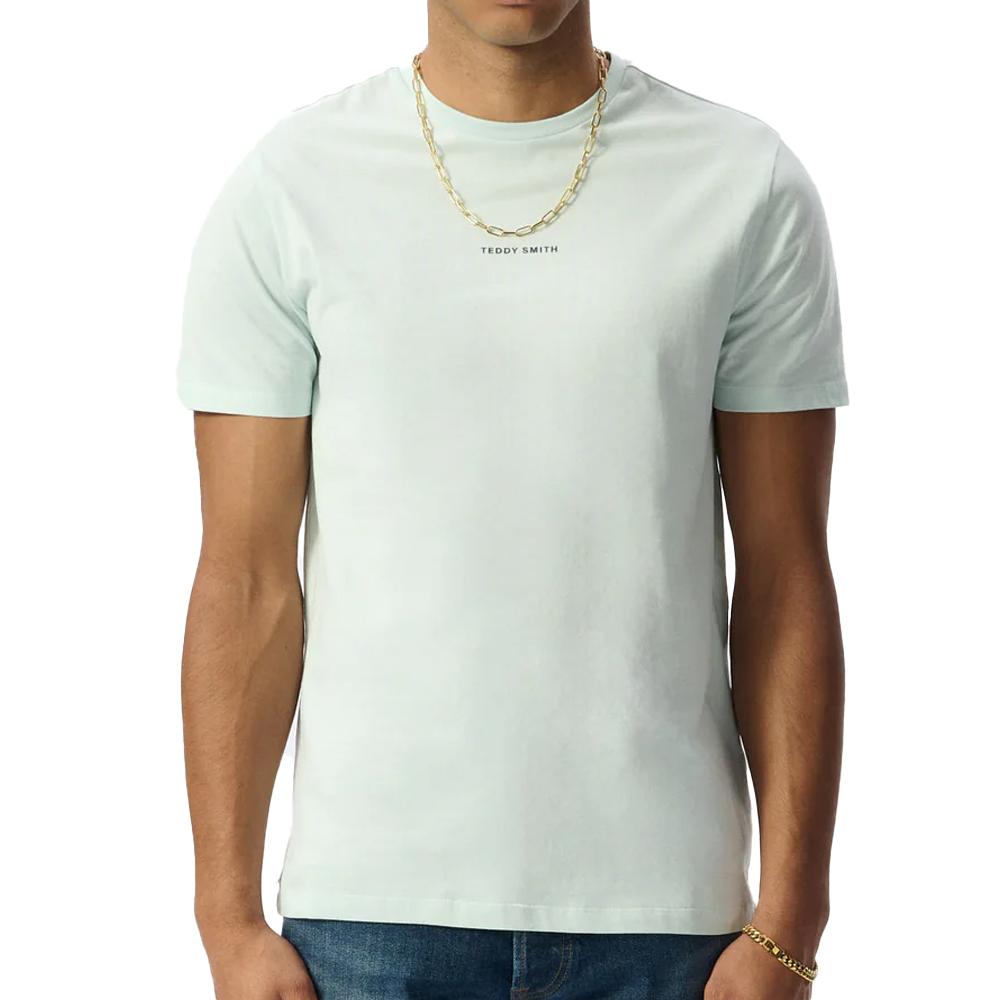 T-shirt Bleu Ciel Homme Teddy Smith Soy pas cher