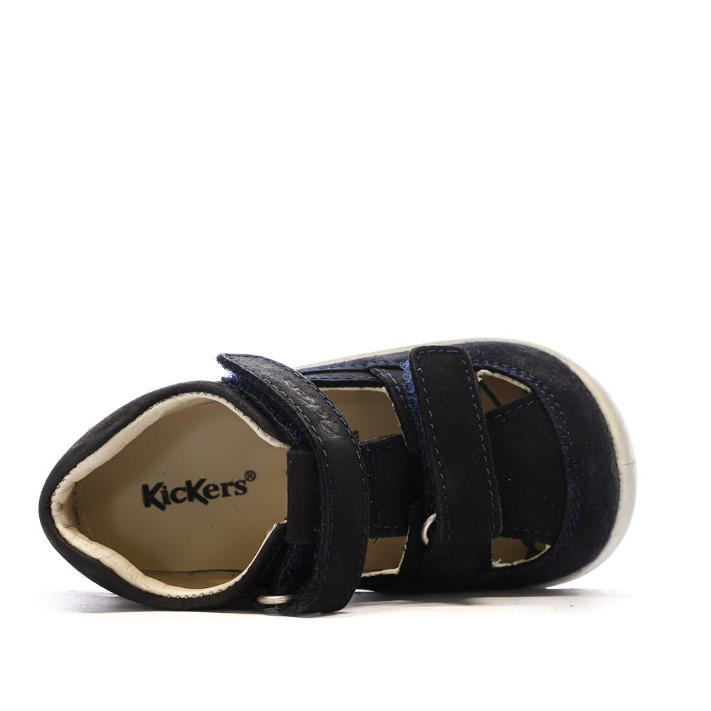Sandales Marine Garçon Kickers Salome vue 4