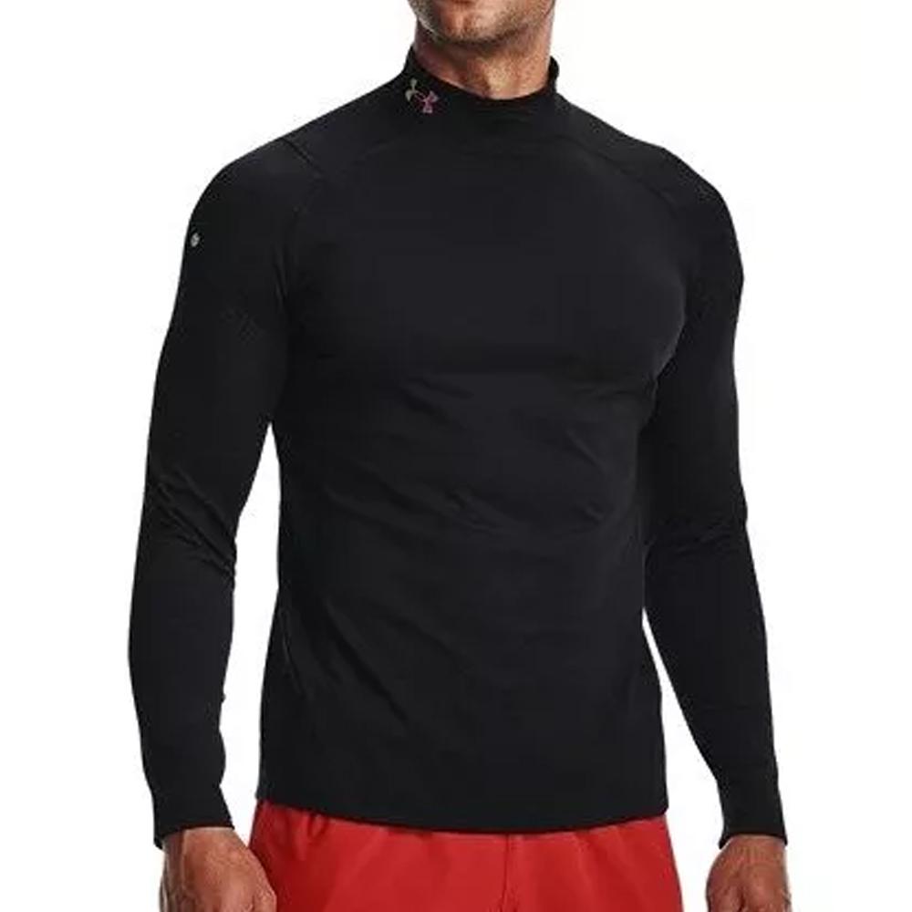 T-Shirt de Sport Noir Homme Under Armour Coldgear pas cher