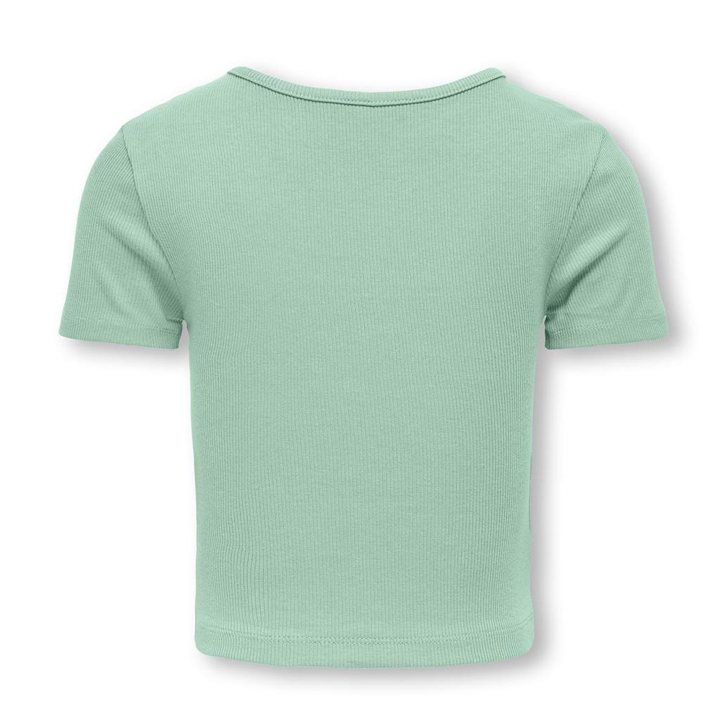T-Shirt Vert Fille Kids ONLY Cutout Top vue 2