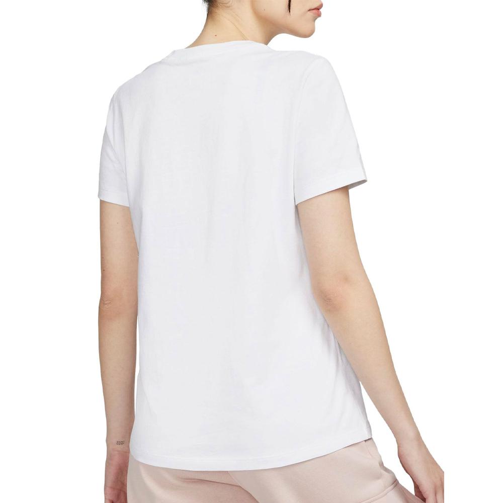 T-shirt Blanc Femme Nike Vday vue 2