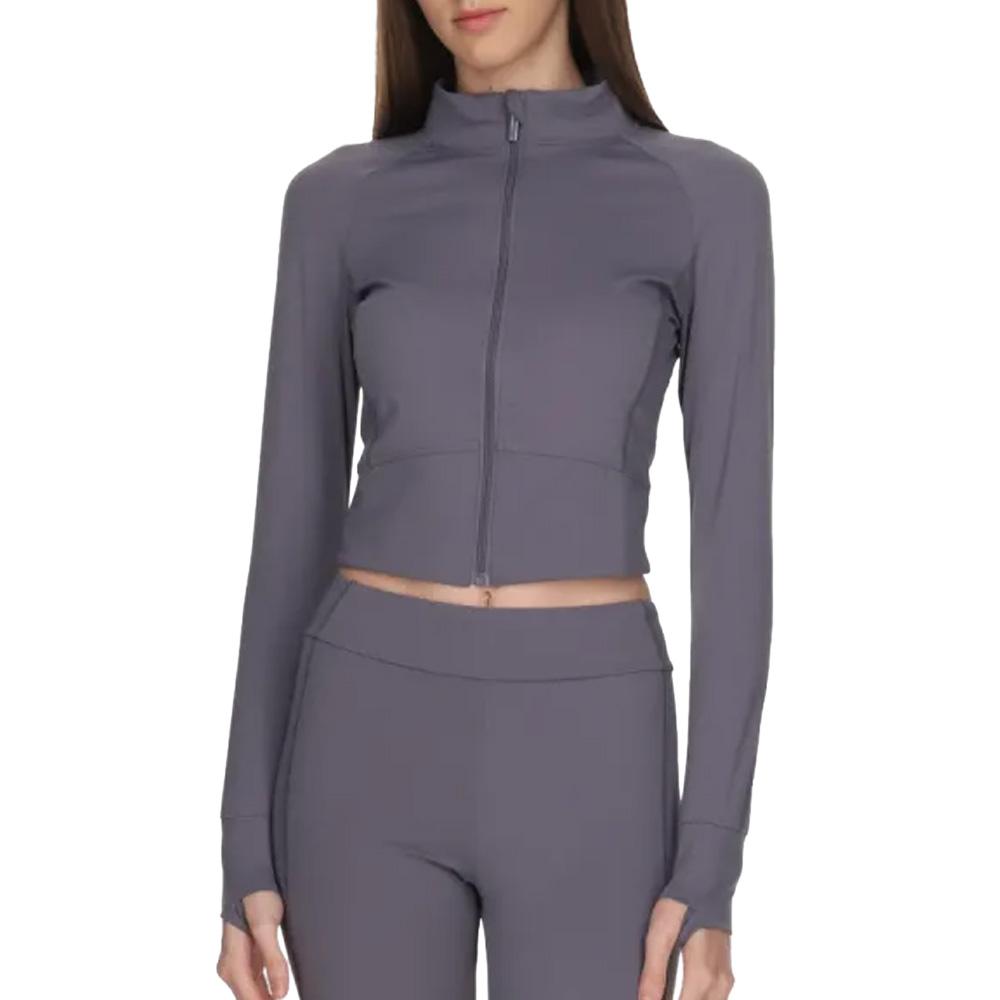 Veste de yoga Grise Femme Soul Studio Basic pas cher