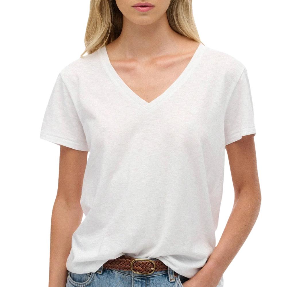 T-Shirt Blanc Femme Superdry Studioss pas cher