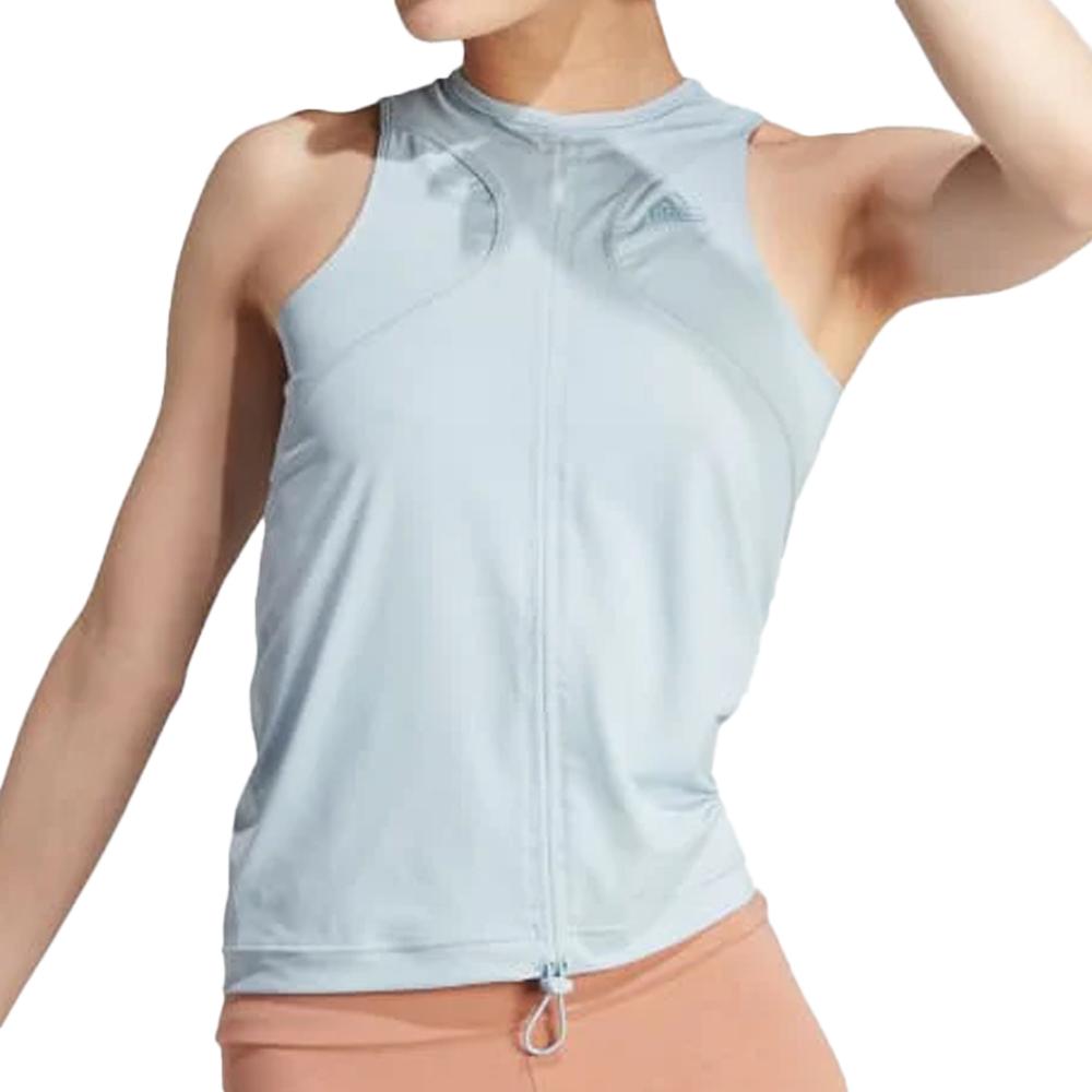 Débardeur Bleu Clair Femme Adidas IM4963 pas cher