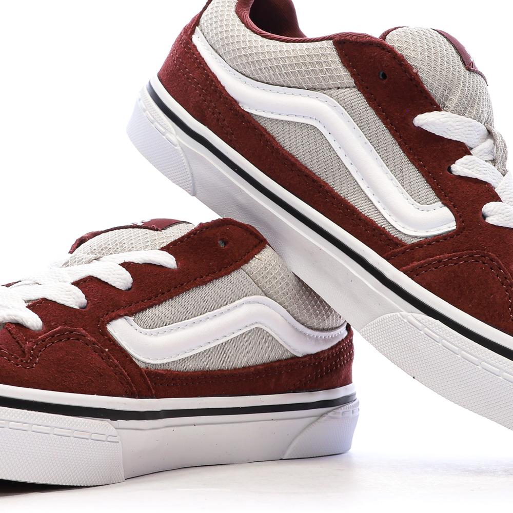 Baskets Bordeaux/Grise Garçon Vans Caldrone vue 7