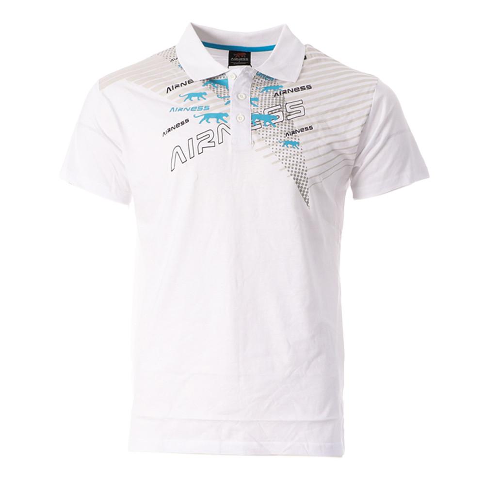 Polo Blanc Homme Airness Akimasa pas cher