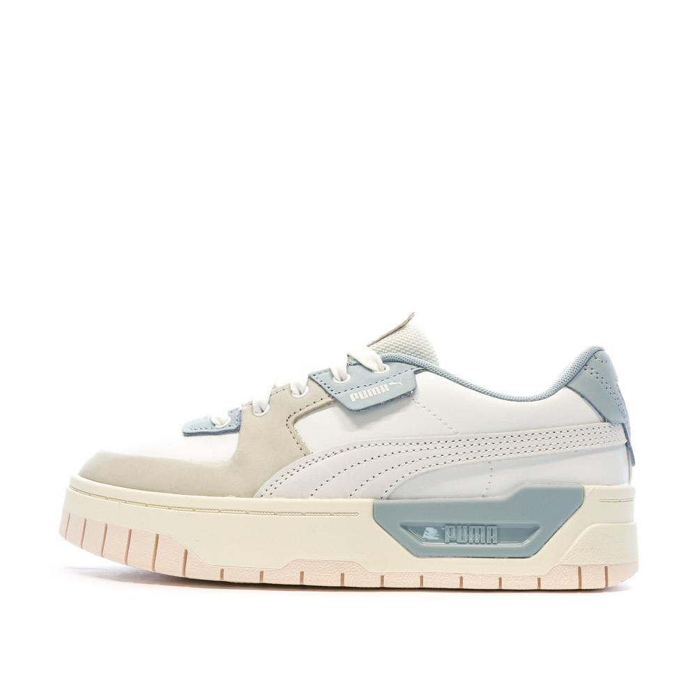 Baskets Blanches/Bleu Femme Puma Cali Dream pas cher