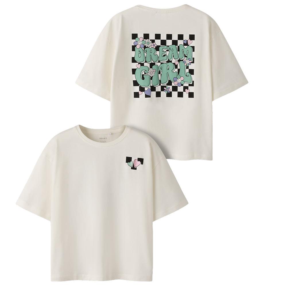T-Shirt Blanc Fille Name it Tara vue 3