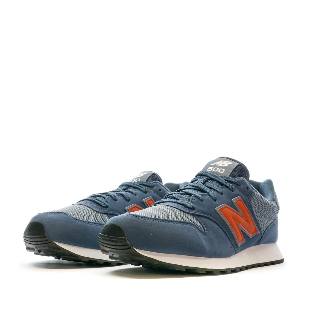 Baskets Marine Homme New Balance 500 vue 6