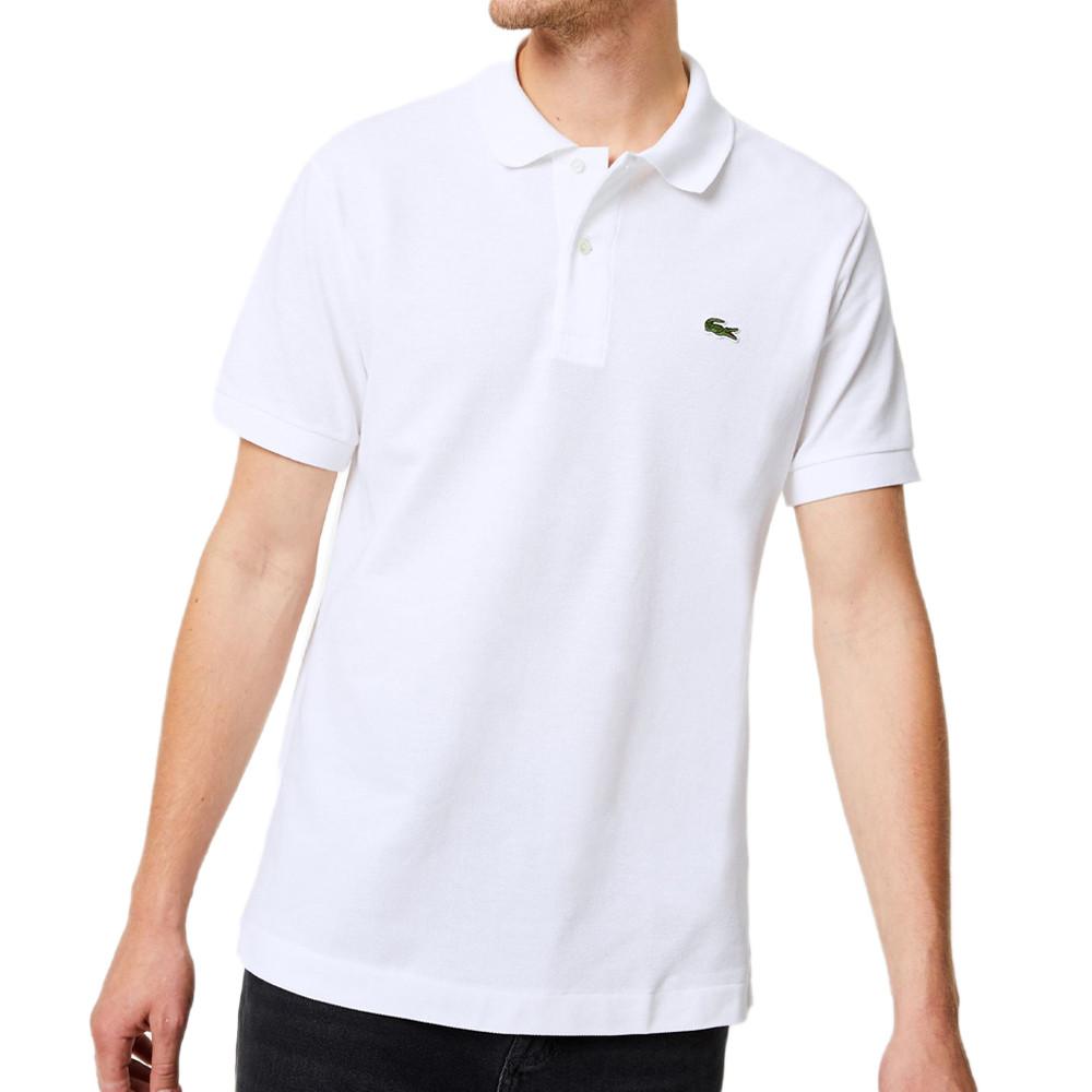 Polo Blanc Homme Lacoste L12.12 pas cher
