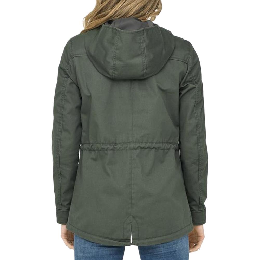 Veste Kaki Femme Only Lorca Canvas vue 2