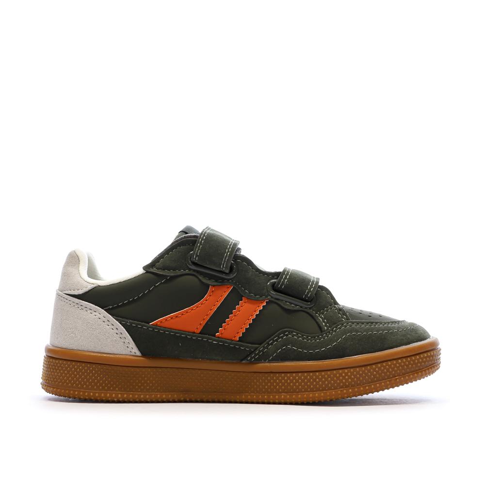 Baskets Kaki/Orange Garçon Xti 151408 vue 2
