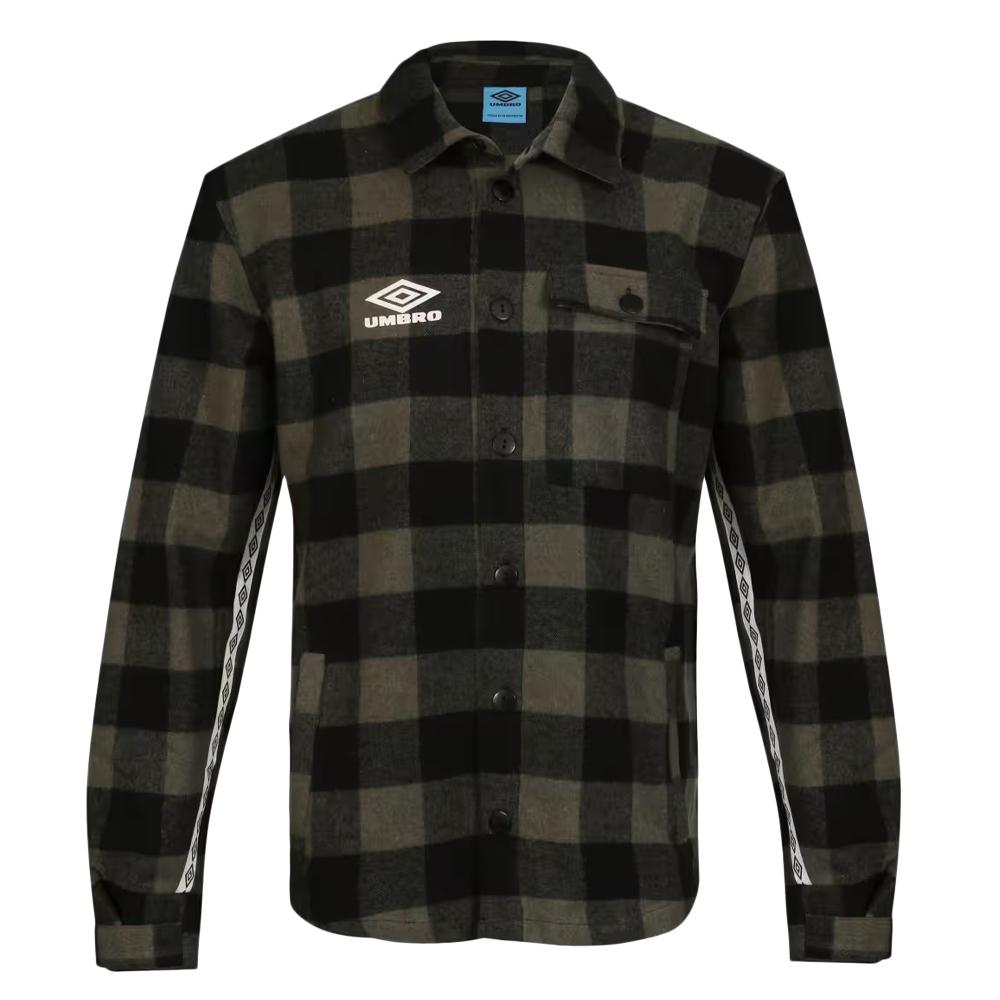 Veste Noire/Kaki Homme Umbro Flanel pas cher