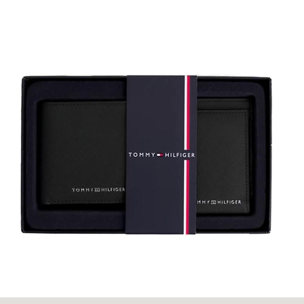 Coffret Portefeuille/Porte Carte Noir Homme Tommy Hilfiger Holder vue 2