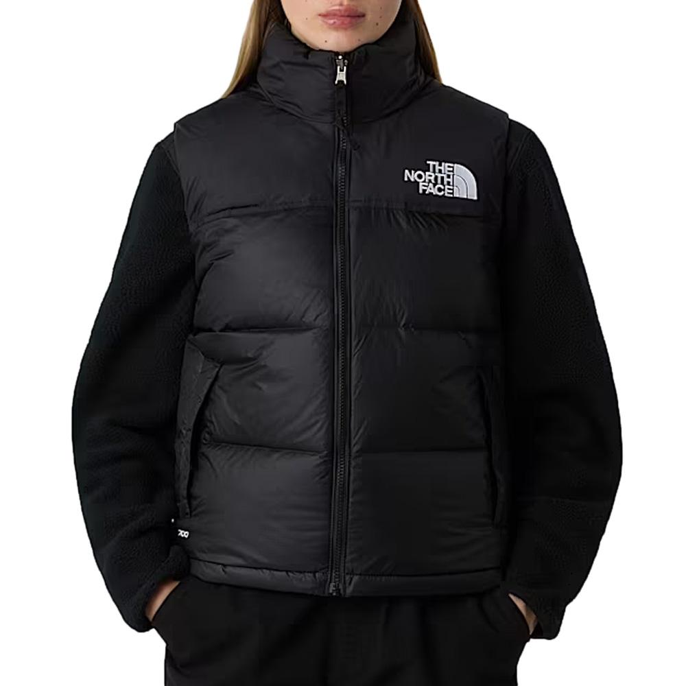 Doudoune Sans Manches Noir Femme The North Face 96 Retro pas cher