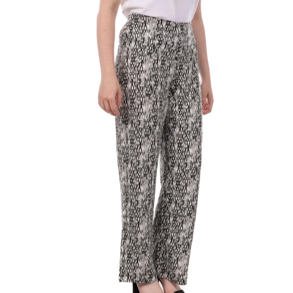 Pantalon Ample Blanc Imprimé Femme Vero Moda Easy pas cher