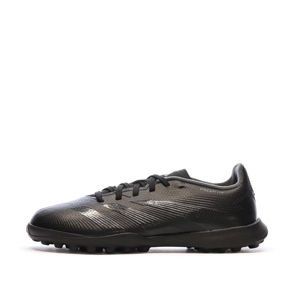 Chaussures de Football Noires Garçon Adidas Predator League pas cher