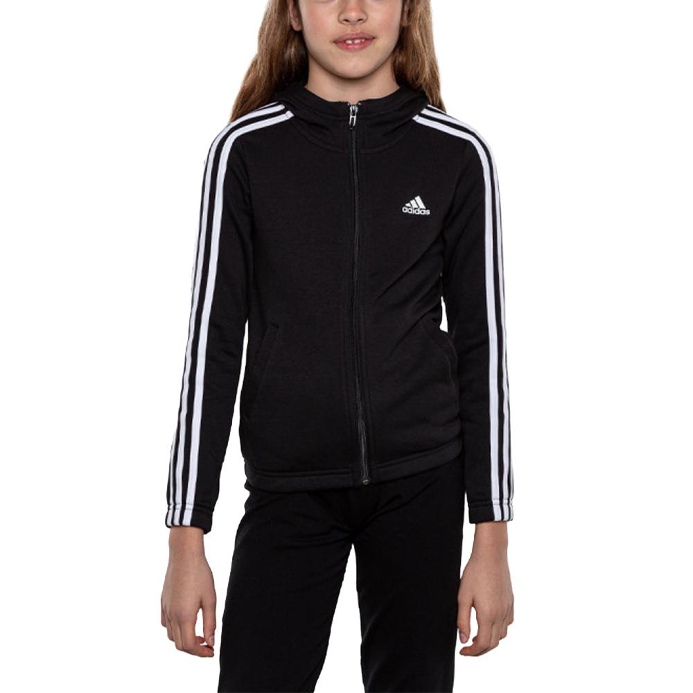 Sweat Zippé Noir Garçon Adidas GQ8356 pas cher