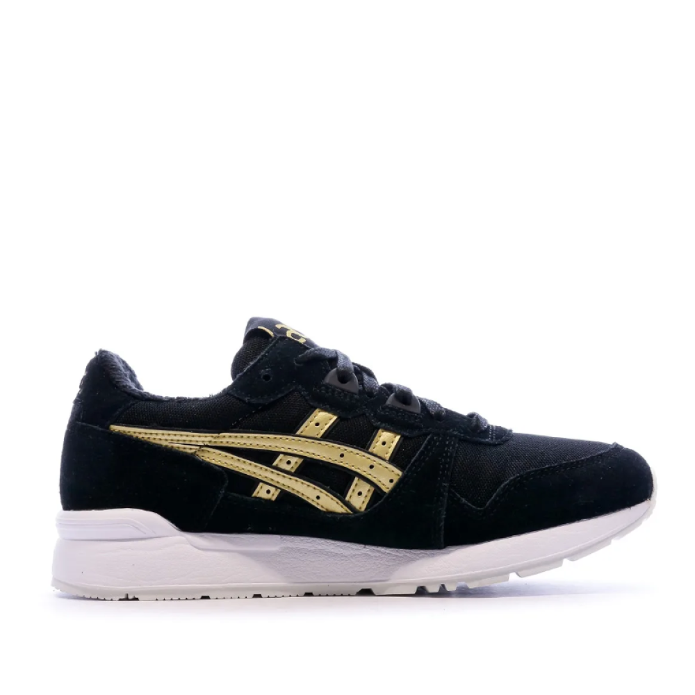 Baskets Noires Femme Asics Tiger Gel-Lyte W vue 2