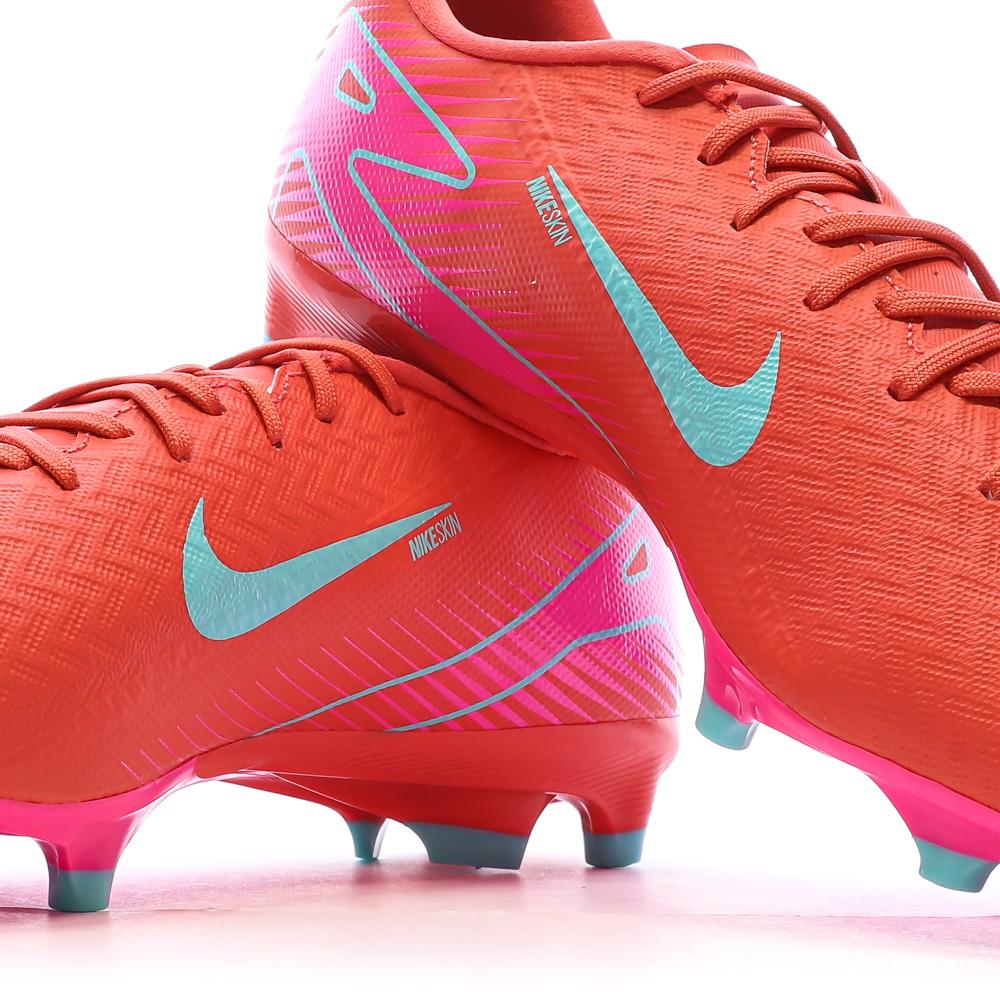 Chaussures de Foot Rouges Homme Nike Zoom Vapor 16 Academy FG/MG vue 7