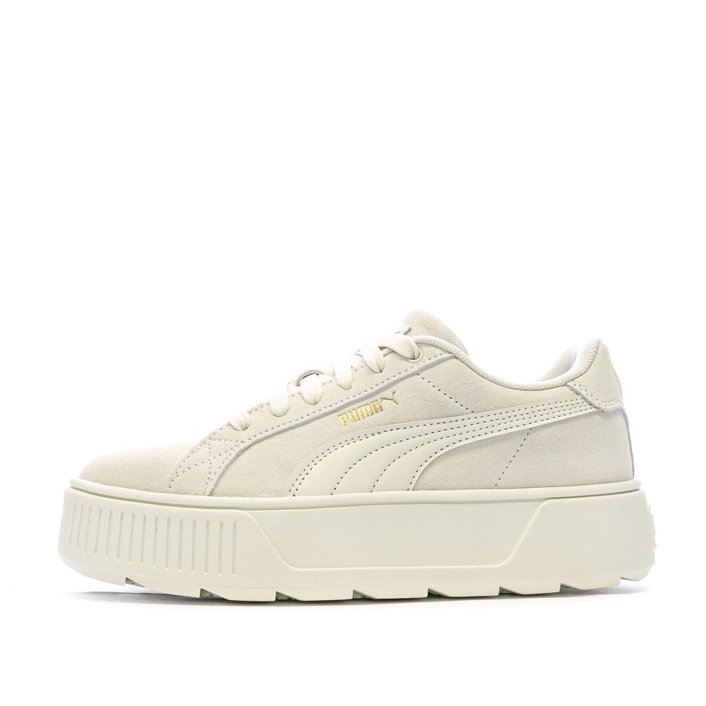 Baskets Beige Femme Puma Karmen pas cher