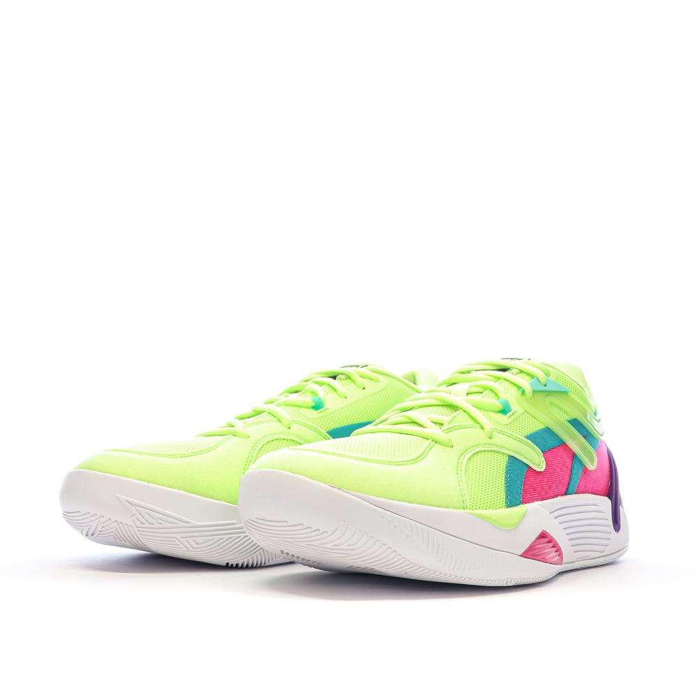 Chaussures de basketball Vert/Rose Homme Puma TRC Blaze Court Daytona vue 6