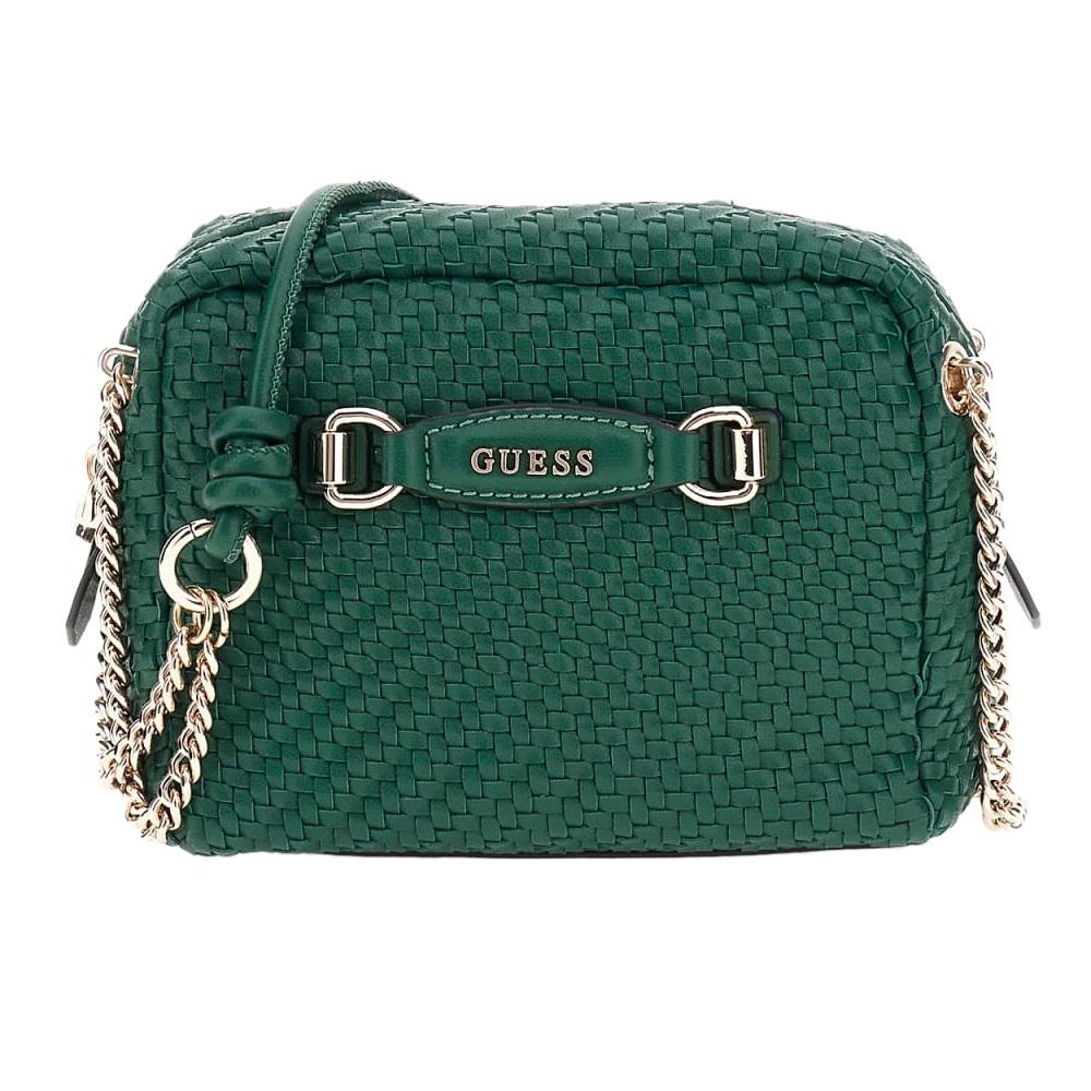 Sac à bandoulière Vert Femme Guess Francy Camera pas cher