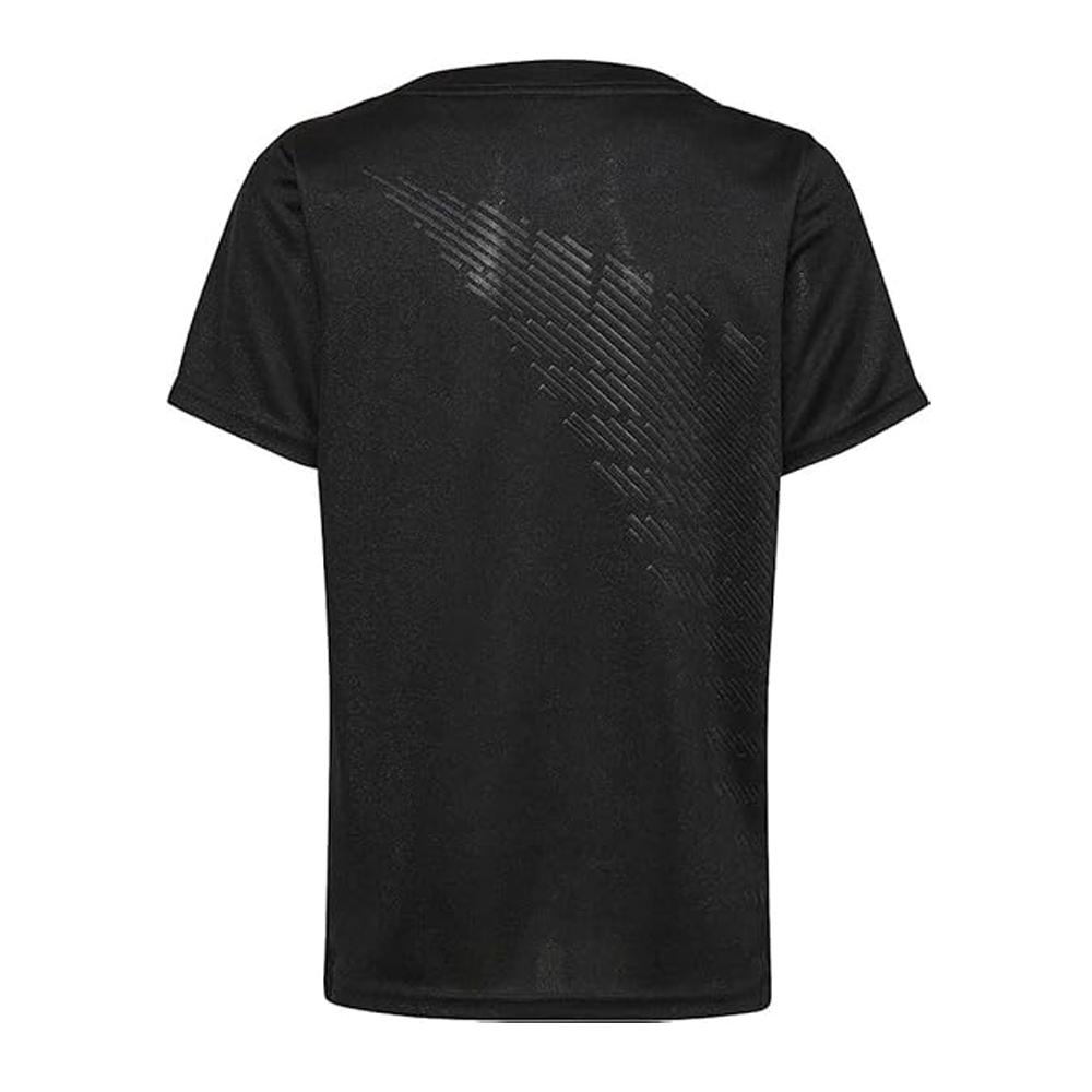 T-shirt Noir Garçon Adidas HM6728 vue 2