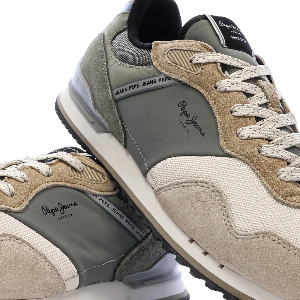 Baskets Kaki Homme Pepe jeans London Mind vue 7