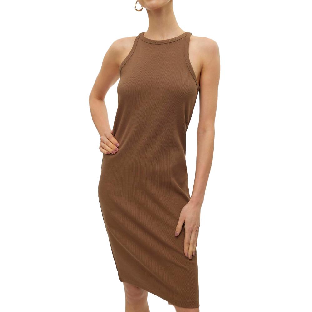Robe Marron Femme Vero Moda Chloe pas cher