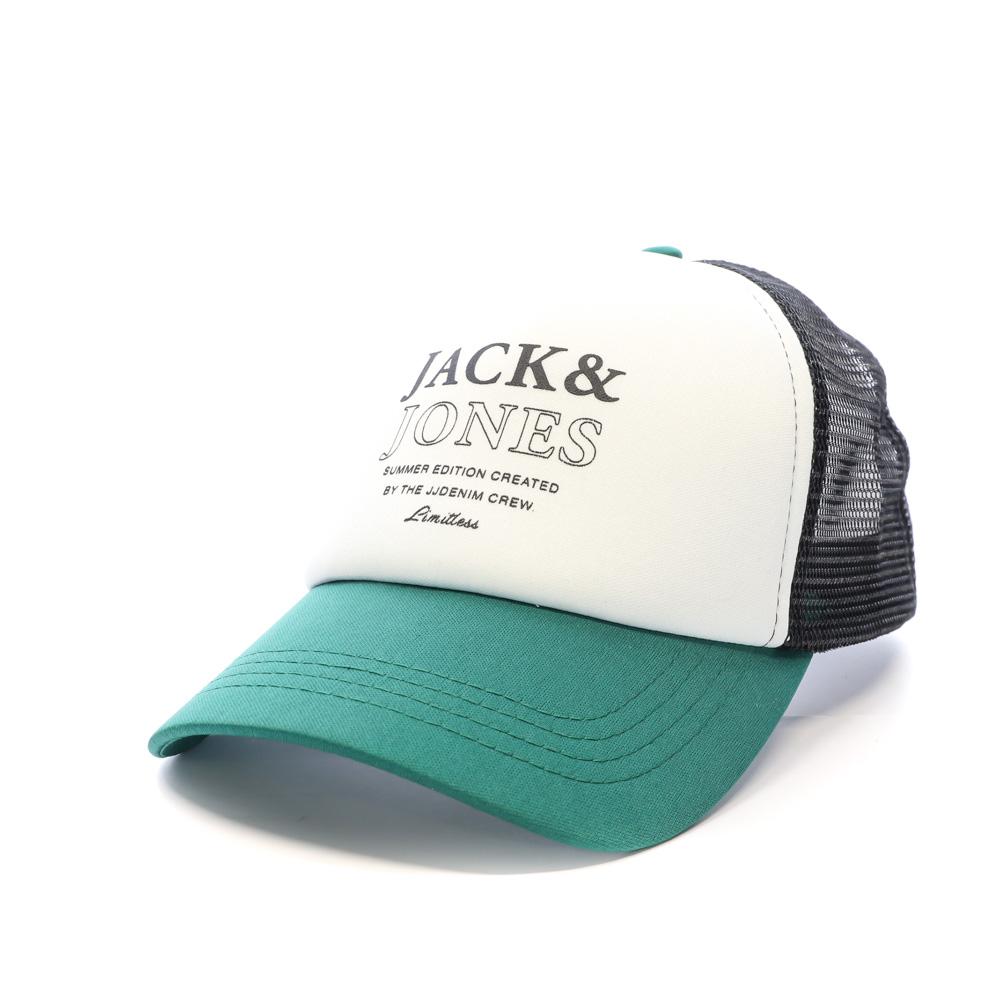 Casquette Blanche/Vert Garçon Jack & Jones Magical pas cher