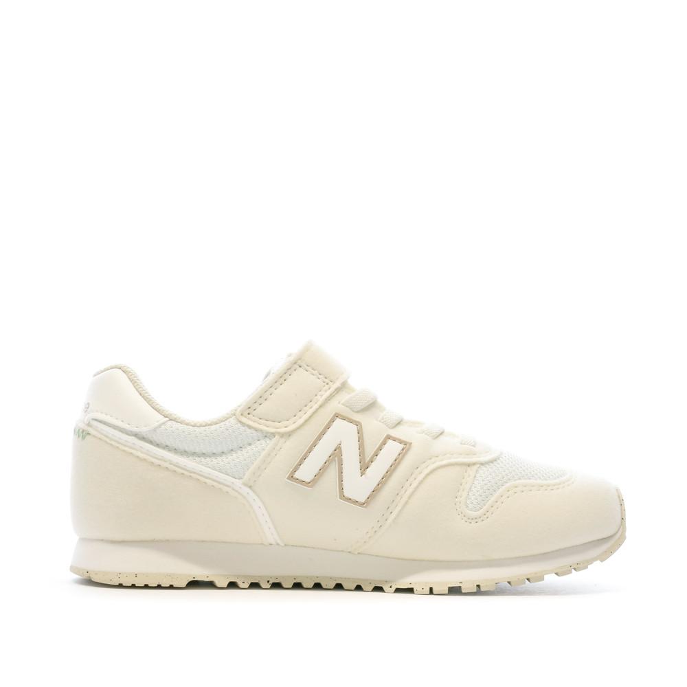 Baskets Beige Fille New Balance YV373 vue 2