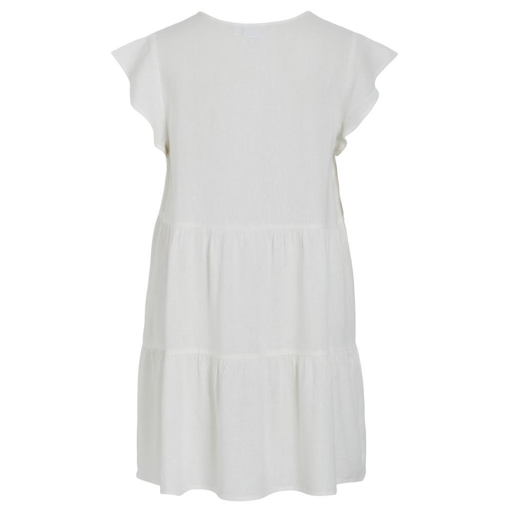Robe Blanc Femme Vila Visummer vue 2
