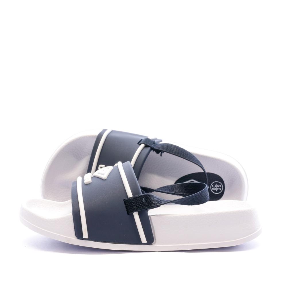 Claquettes Marine/Blanches Garçon Umbro Kocak Elas pas cher