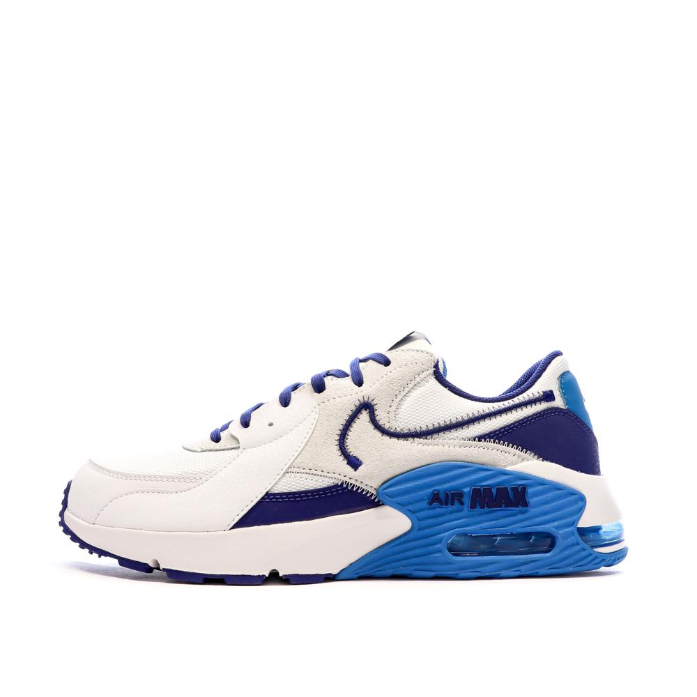 Baskets Blanc/Bleu Homme Nike Air Max Excee pas cher
