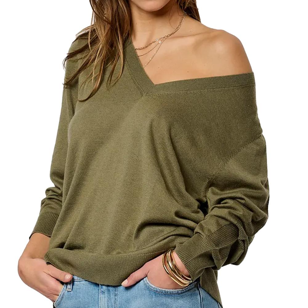 Pull Kaki Femme Kaporal Voyou pas cher