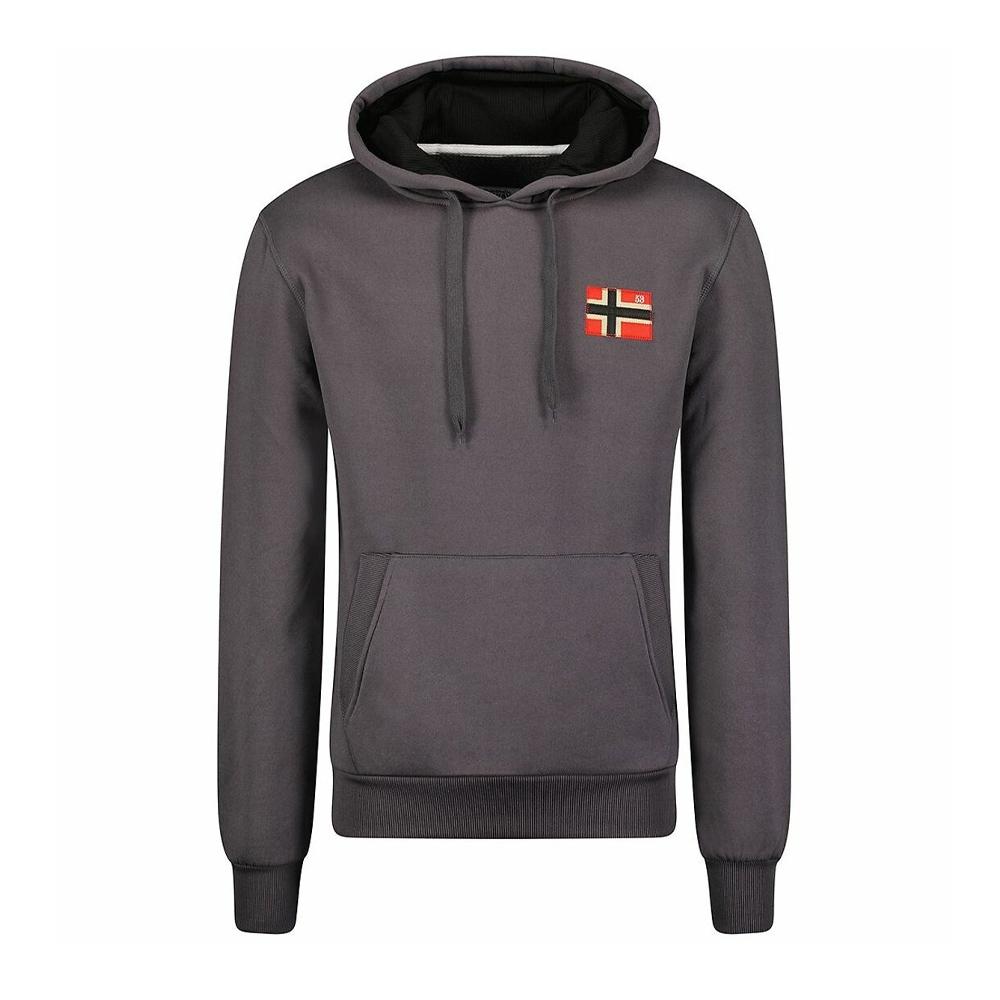 Sweat Gris Homme Geographical Norway Fondant pas cher