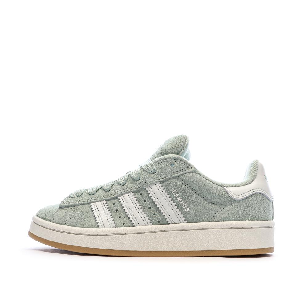 Campus Baskets Adidas Vert d'eau Mixte pas cher