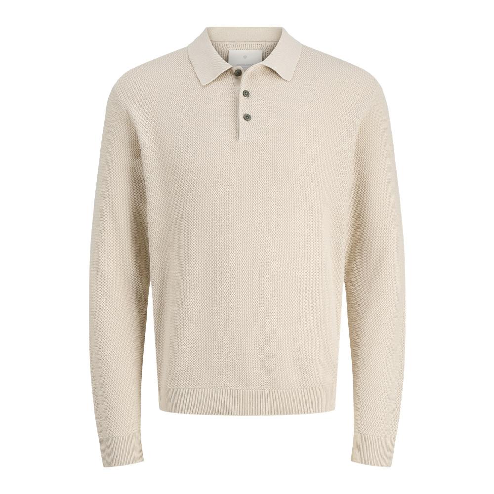 Polo Beige Clair Homme Jack & Jones Cooper pas cher
