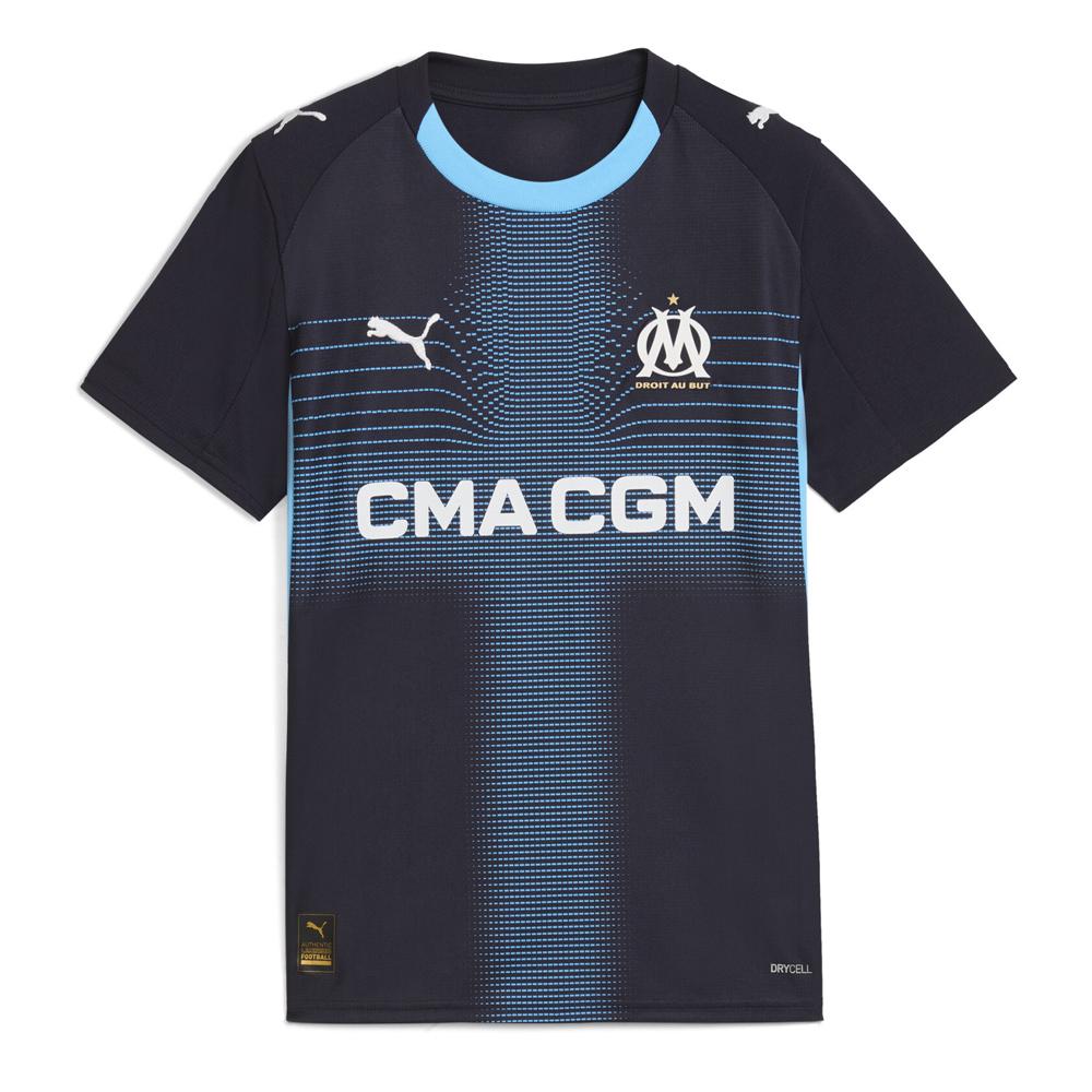 OM Maillot de Football Marine Garçon Puma 25/26 pas cher