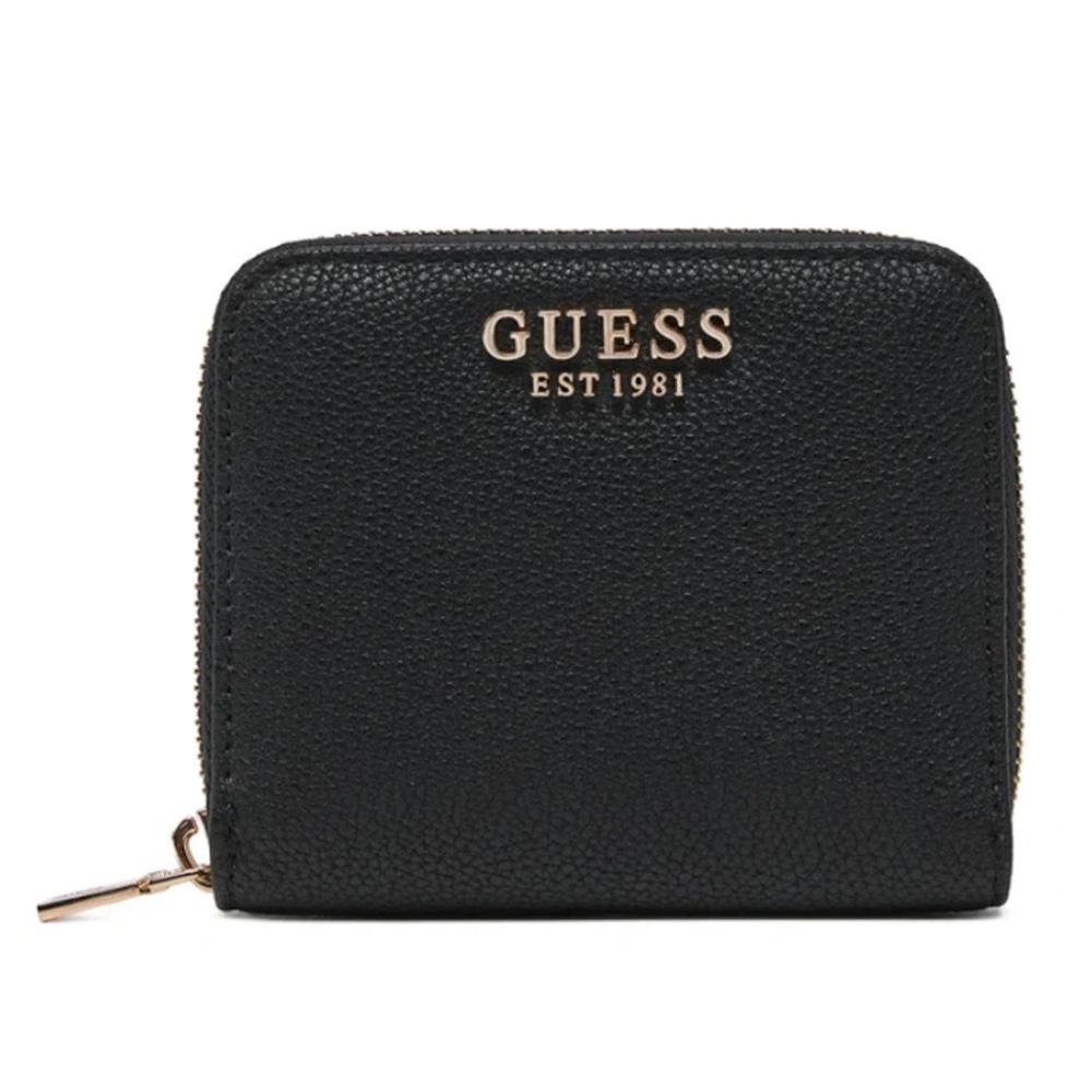 Portefeuille Noir Femme Guess Laurels pas cher