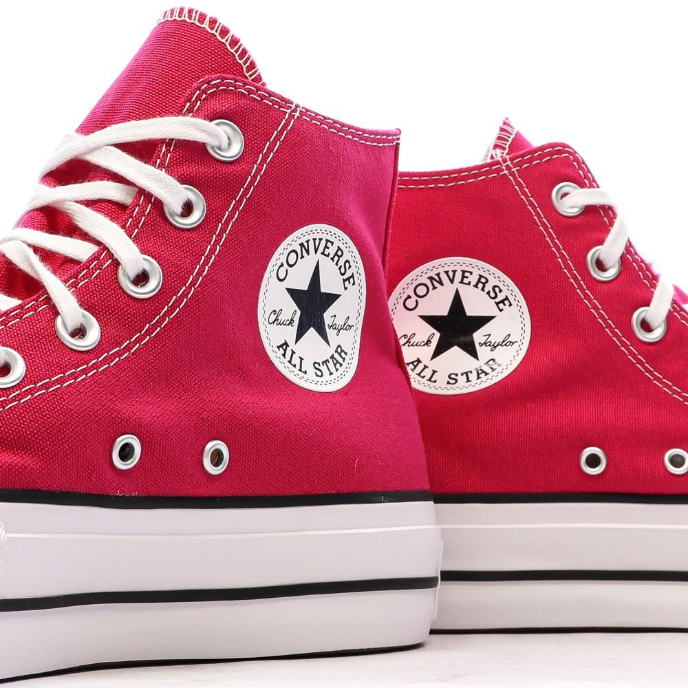 Baskets Roses Femme Converse Chuck Taylor All Star Lifts vue 7