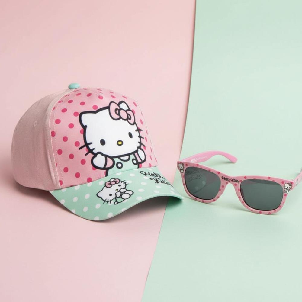 Kit Casquette + Lunette de Soleil Bleu/Rose Enfant Sport Zone Hello Kitty vue 2