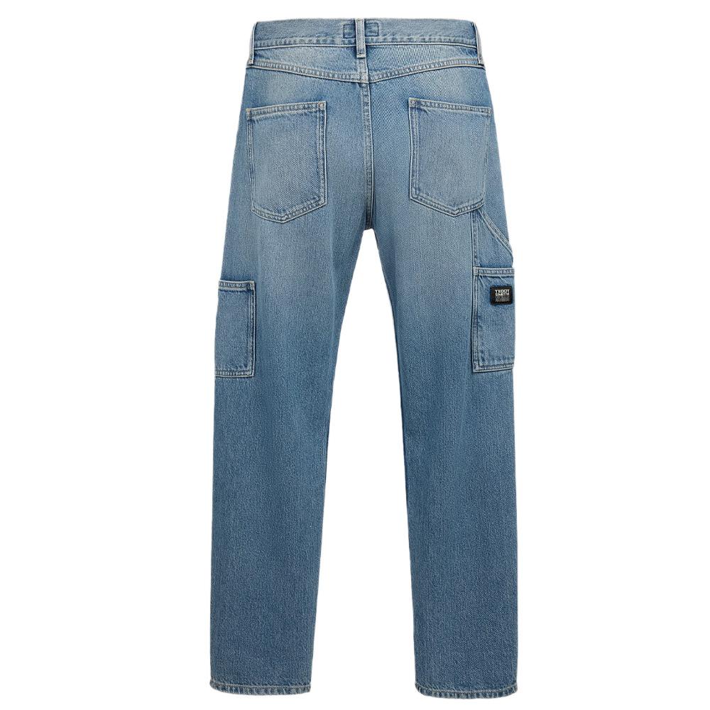 Jean Droit Bleu Homme Teddy Smith Carpenter vue 2