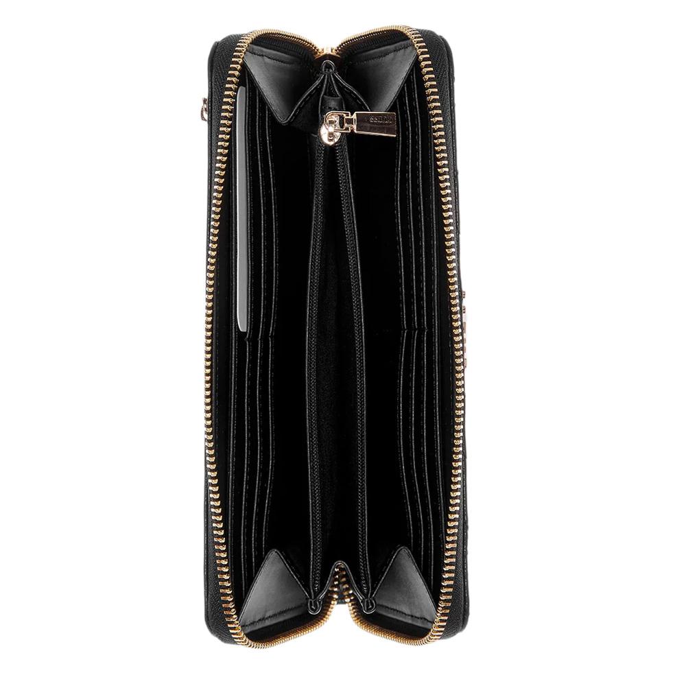 Portefeuille Noir Femme Guess Anadela Slg vue 3