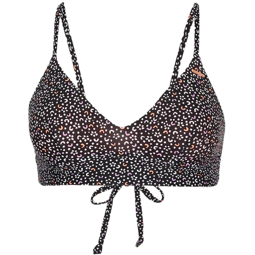 Traje de baño O'Neill Wave Mujer Top Negro/Naranja barato