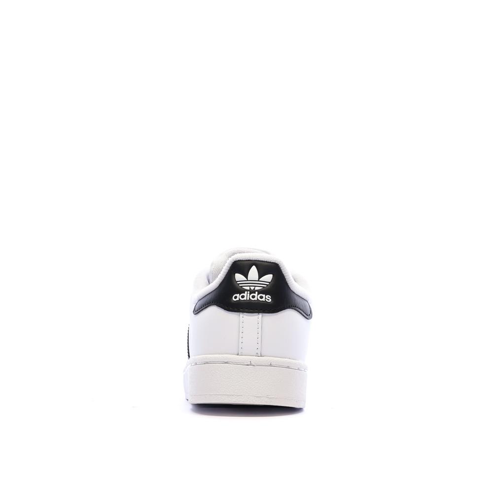 Superstar Baskets Blanc/Noir Mixte Adidas vue 3