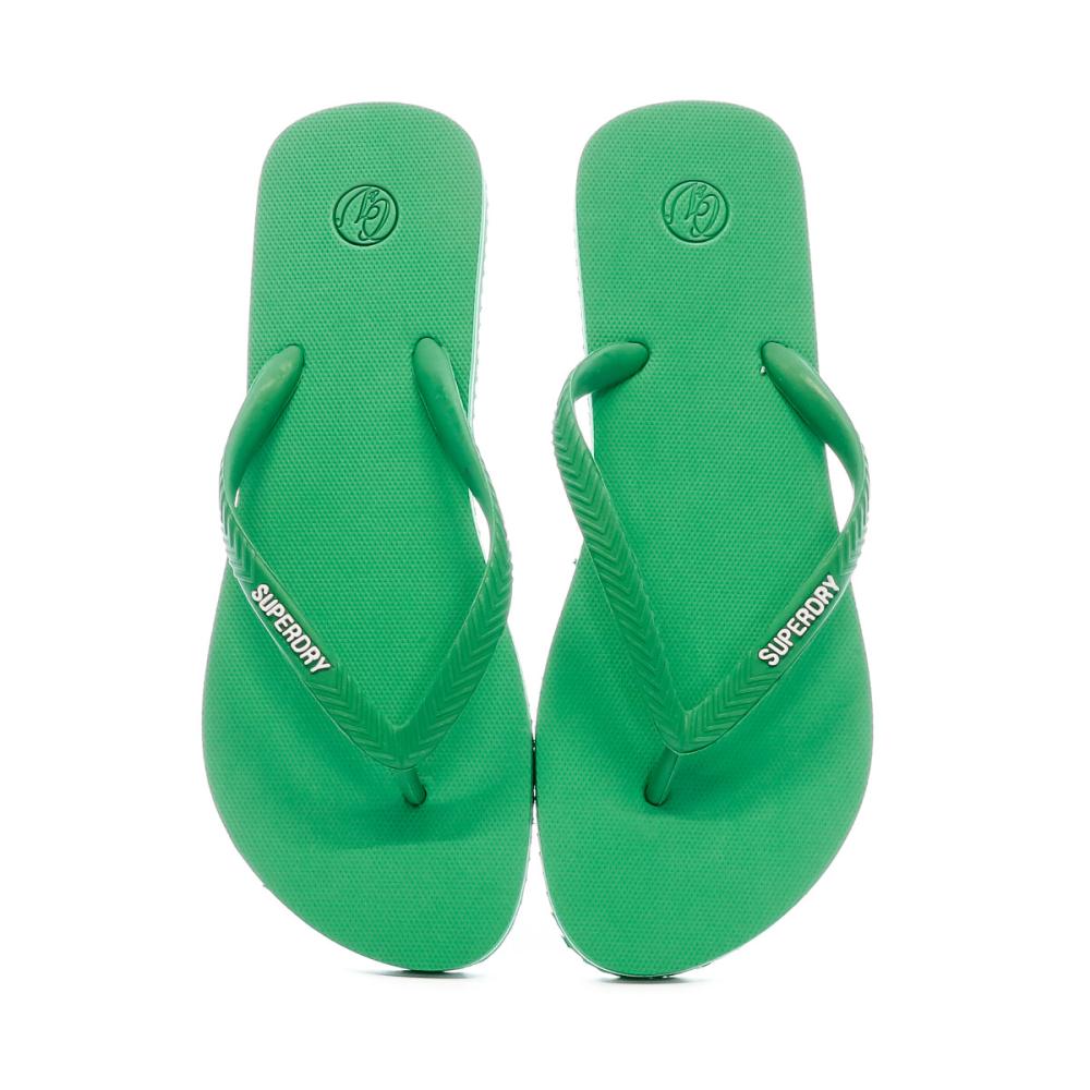 Tongs Verte Femme Superdry Classic Flip Flop vue 3