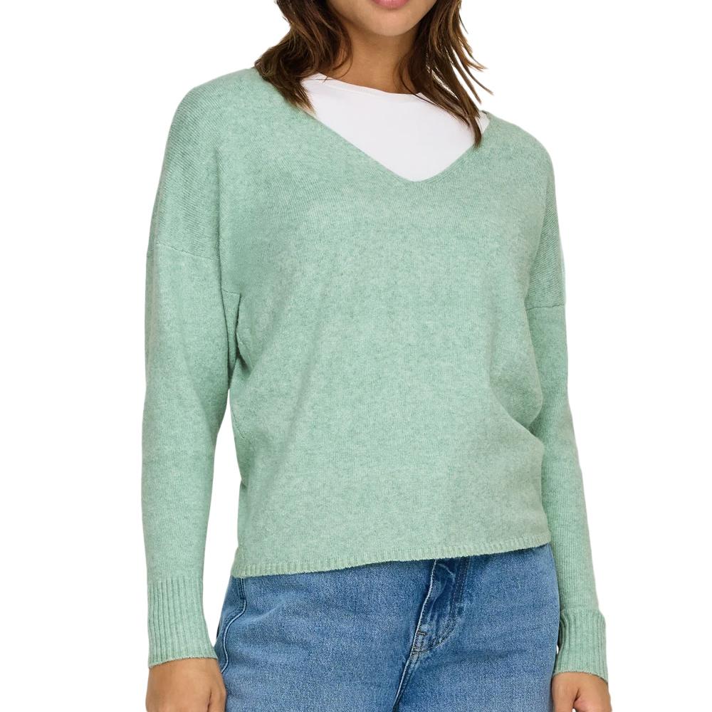 Pull Vert Femme Only Rica pas cher